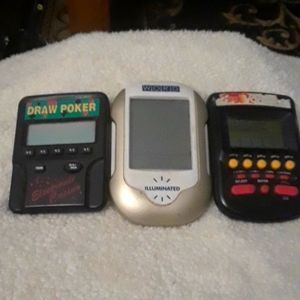 Lot of 3 electronic games